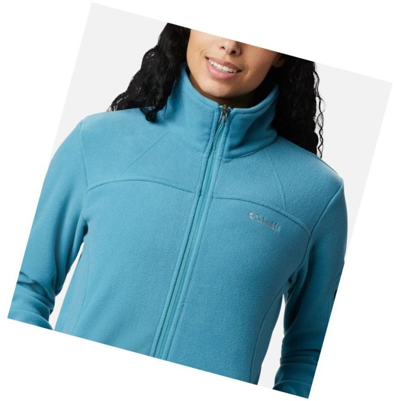 Kurtki Columbia Fast Trek II Fleece Damskie Niebieskie | 95NSPTUDX