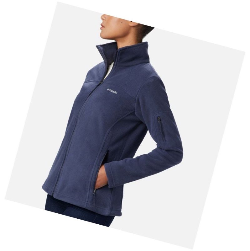 Kurtki Columbia Fast Trek II Fleece Damskie Granatowe | 27JWVQXAH