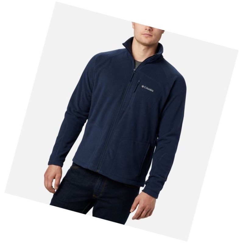 Kurtki Columbia Fast Trek II Full Zip Fleece Tall Męskie Granatowe | 86HRNVTKE