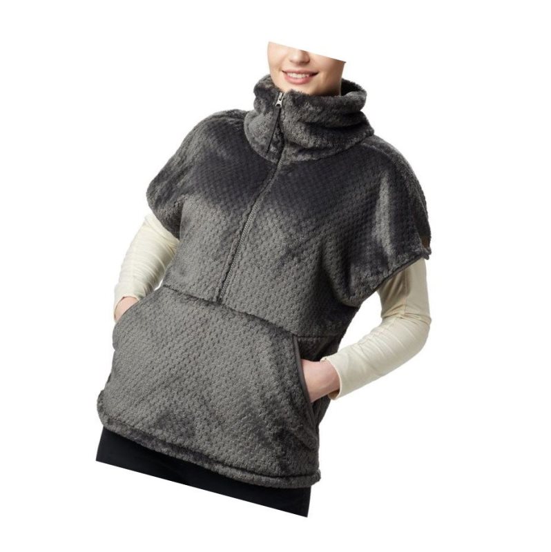 Kurtki Columbia Fire Side III Sherpa Shrug Damskie Ciemny Szare | 86VJIZORB