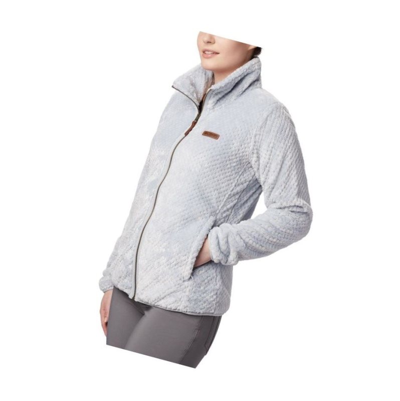 Kurtki Columbia Fire Side II Sherpa Full Zip Fleece Damskie Szare | 85XDSRIGF