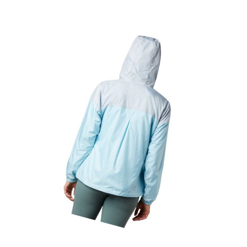 Kurtki Columbia Flash Forward Lined Windbreaker Damskie Niebieskie Szare | 98OQPLACG