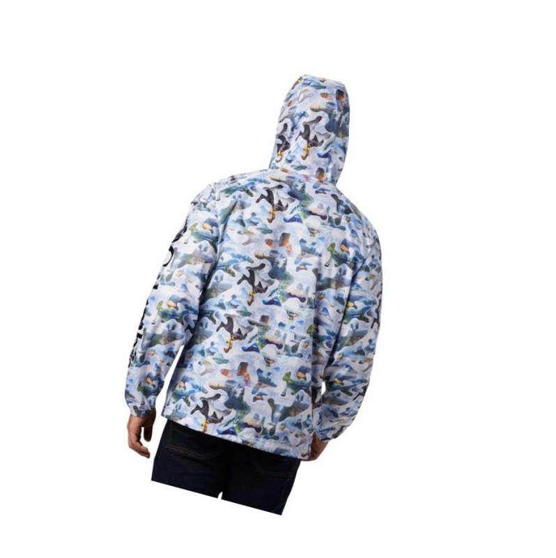 Kurtki Columbia Flash Forward Printed Windbreaker Męskie Kolorowe | 46KTIRHAB