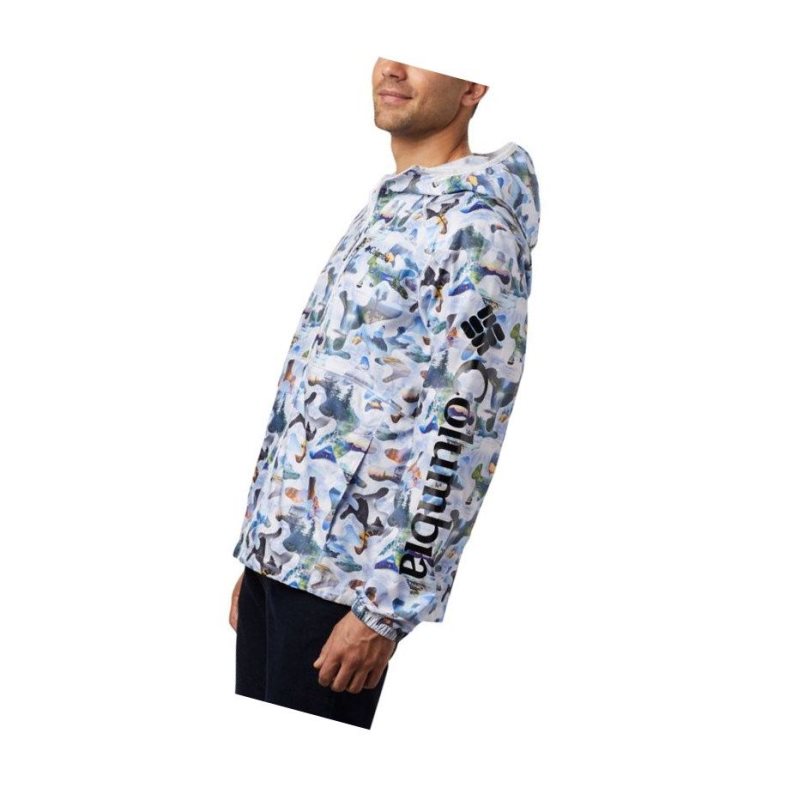 Kurtki Columbia Flash Forward Printed Windbreaker Męskie Kolorowe | 46KTIRHAB