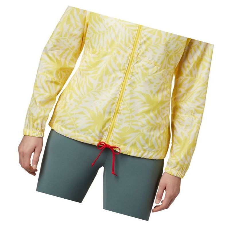 Kurtki Columbia Flash Forward Printed Windbreaker Damskie Żółte | 36CHRWVDA