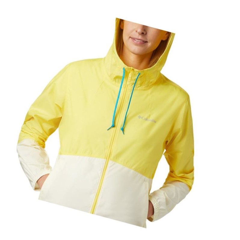 Kurtki Columbia Flash Forward Windbreaker Damskie Żółte | 48ODZXRQI