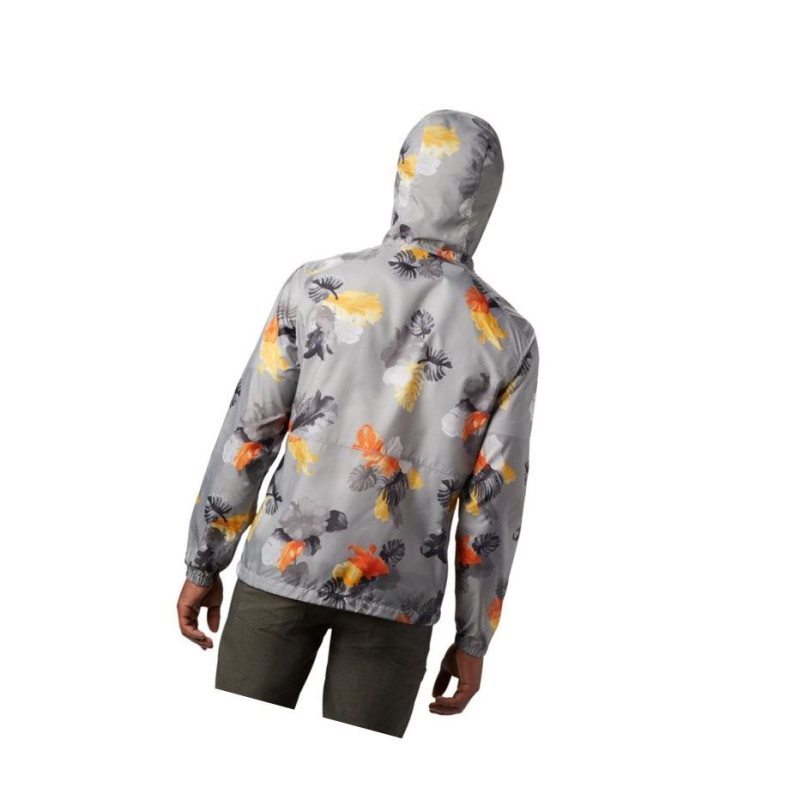 Kurtki Columbia Flash Forward Windbreaker Print Męskie Szare | 39KJCNOUW