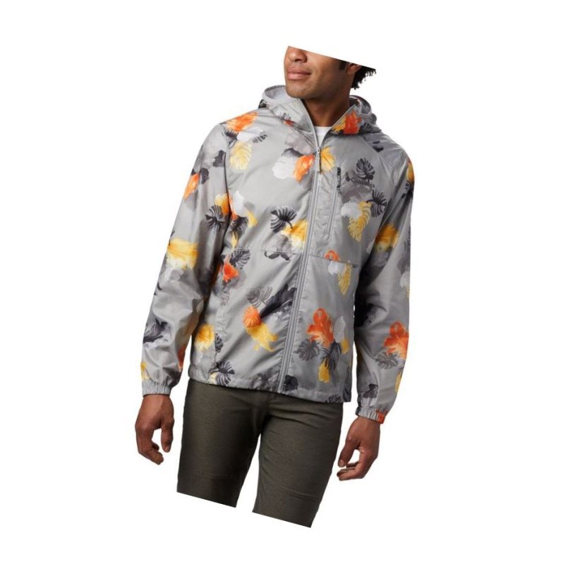 Kurtki Columbia Flash Forward Windbreaker Print Męskie Szare | 39KJCNOUW