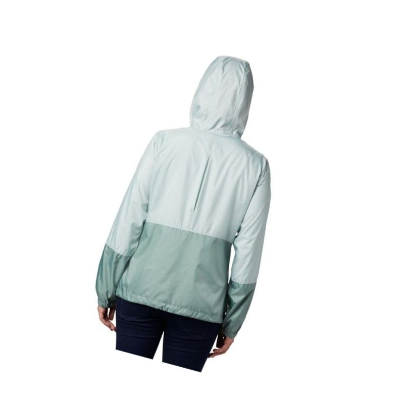 Kurtki Columbia Flash Forward Windbreaker Damskie Zielone | 25VUSFXDK