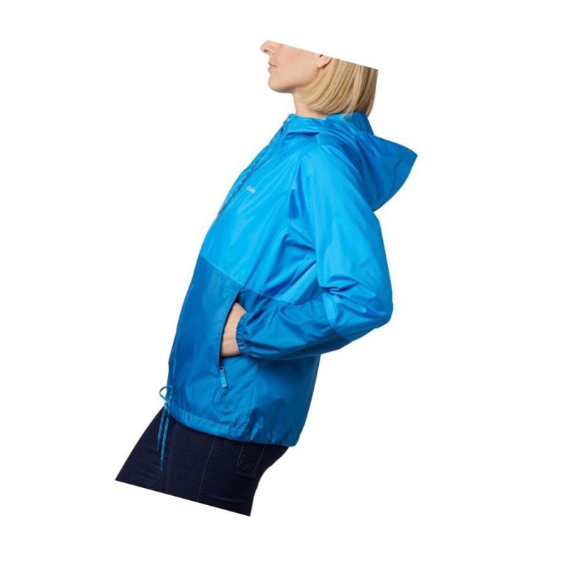 Kurtki Columbia Flash Forward Windbreaker Damskie Niebieskie | 01EGOVYQP