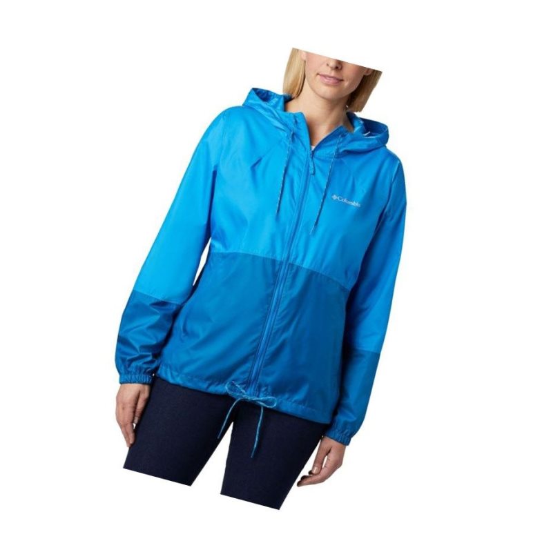 Kurtki Columbia Flash Forward Windbreaker Damskie Niebieskie | 01EGOVYQP