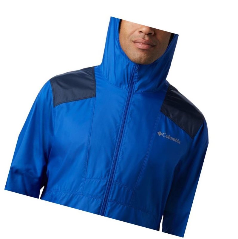 Kurtki Columbia Flashback Windbreaker Męskie Granatowe | 91HIJKDER