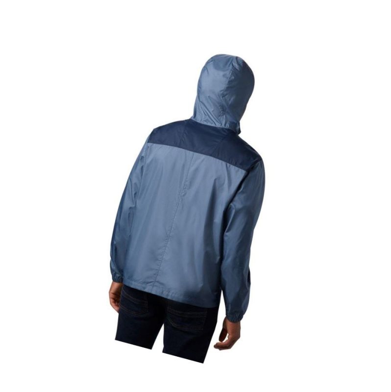 Kurtki Columbia Flashback Windbreaker Męskie Niebieskie Granatowe | 01JGUDQPA