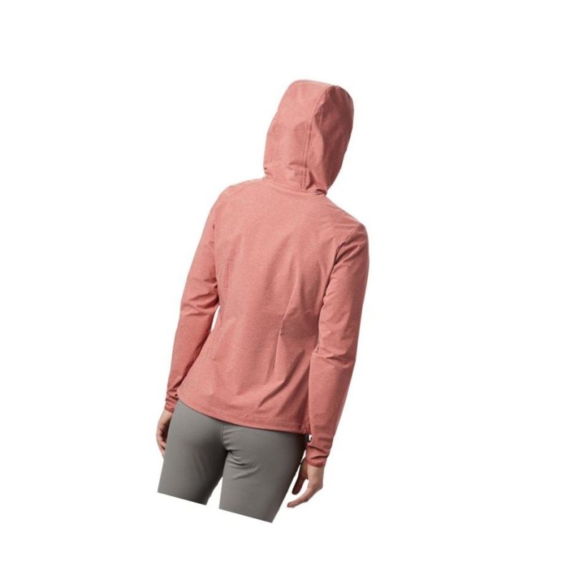 Kurtki Columbia Heather Canyon Softshell Damskie Czerwone | 50NEWOZXS