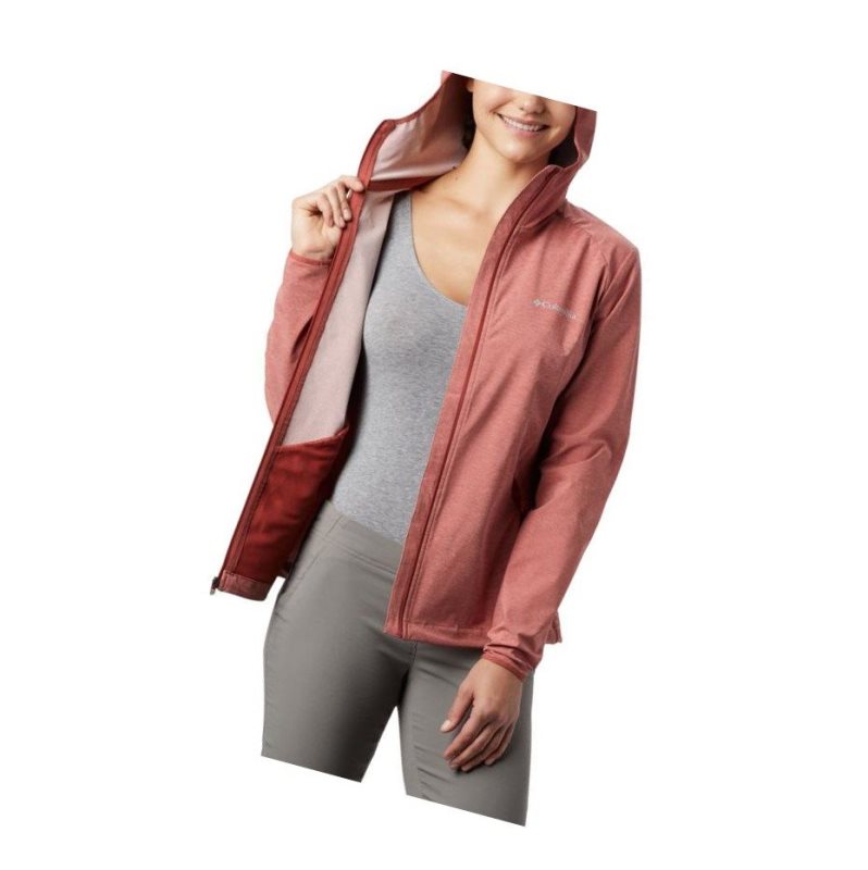 Kurtki Columbia Heather Canyon Softshell Damskie Czerwone | 50NEWOZXS