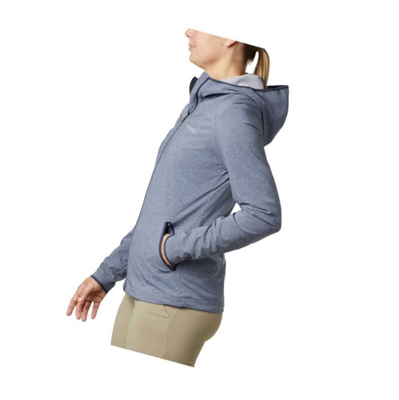 Kurtki Columbia Heather Canyon Softshell Damskie Granatowe | 18SLVWTHB