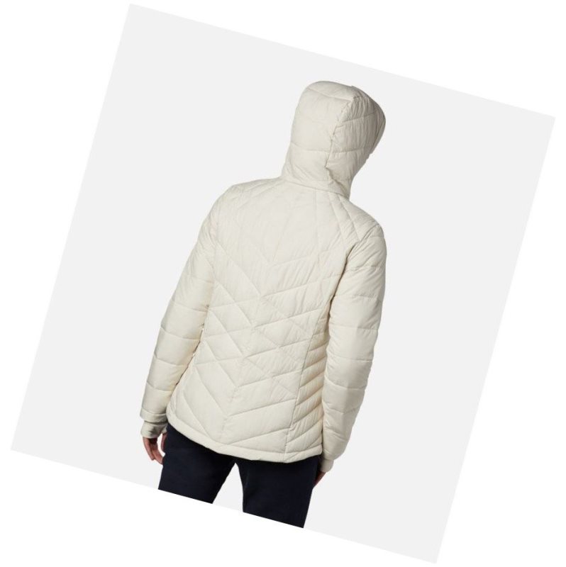 Kurtki Columbia Heavenly Hooded Damskie Kremowe | 83LTEOJGU