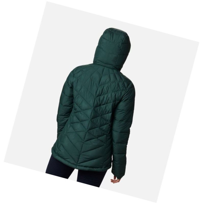 Kurtki Columbia Heavenly Hooded Damskie Zielone | 52OJDIQXP