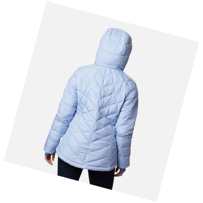 Kurtki Columbia Heavenly Hooded Damskie Niebieskie | 17RXTHUIS