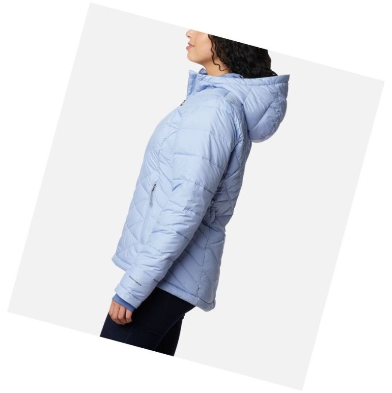 Kurtki Columbia Heavenly Hooded Damskie Niebieskie | 17RXTHUIS