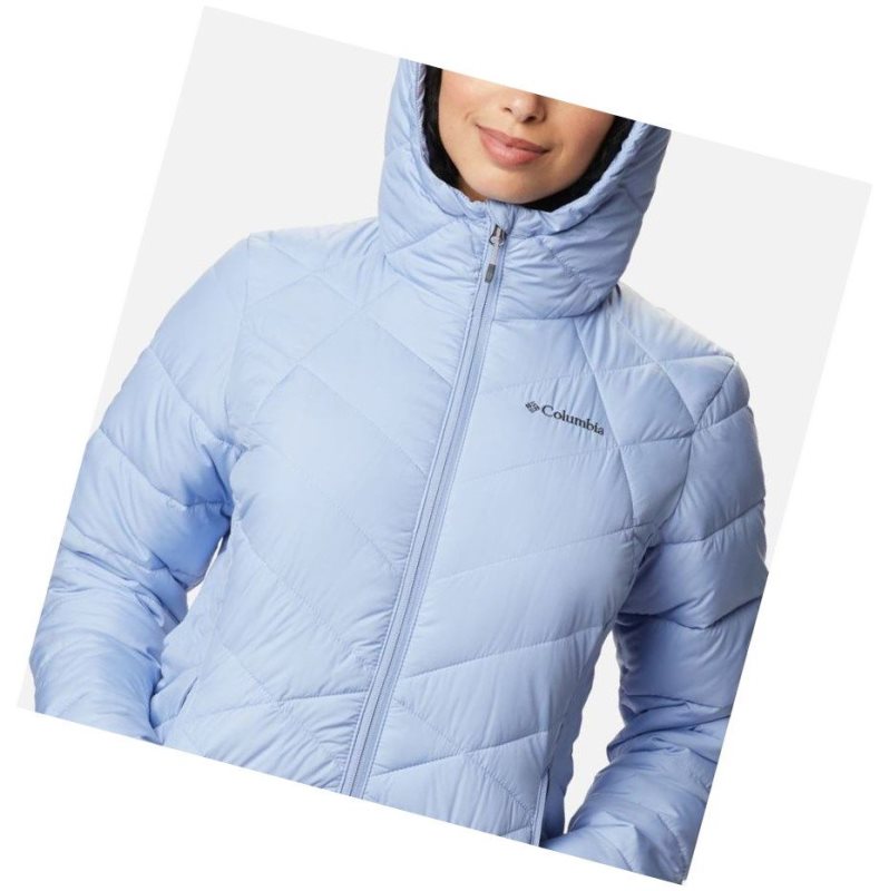 Kurtki Columbia Heavenly Hooded Damskie Niebieskie | 17RXTHUIS