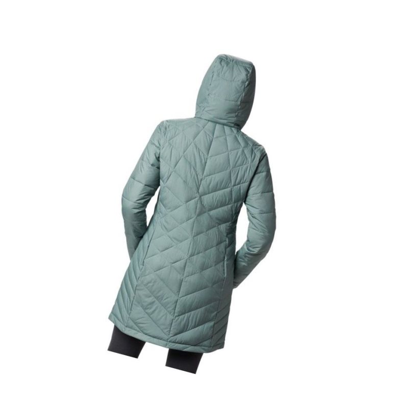 Kurtki Columbia Heavenly Long Hooded Damskie Głęboka Zielone | 61RLUIPOM