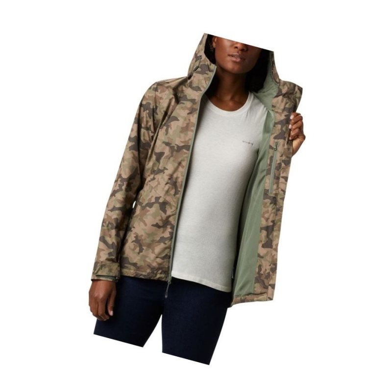 Kurtki Columbia Inner Limits II Damskie Szare Zielone Camo | 50MVXUTIR