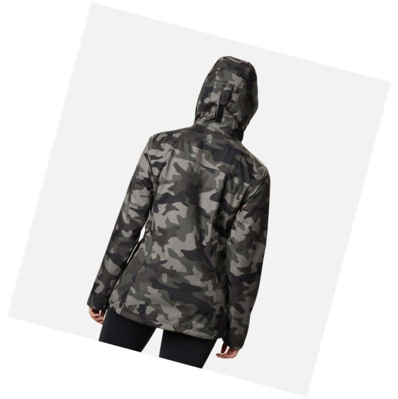 Kurtki Columbia Inner Limits II Damskie Czarne Camo | 01SMFZUHA