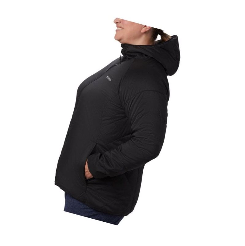 Kurtki Columbia Kruser Ridge II Plush Softshell Plus Size Damskie Czarne | 84GCUKWSJ