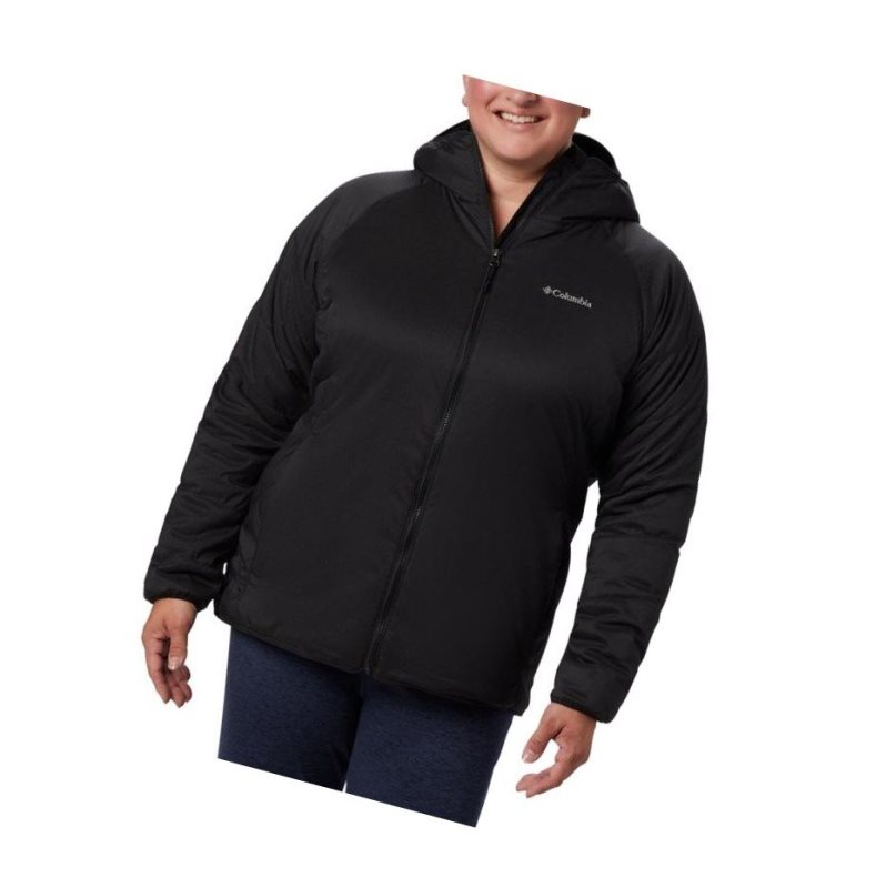 Kurtki Columbia Kruser Ridge II Plush Softshell Plus Size Damskie Czarne | 84GCUKWSJ