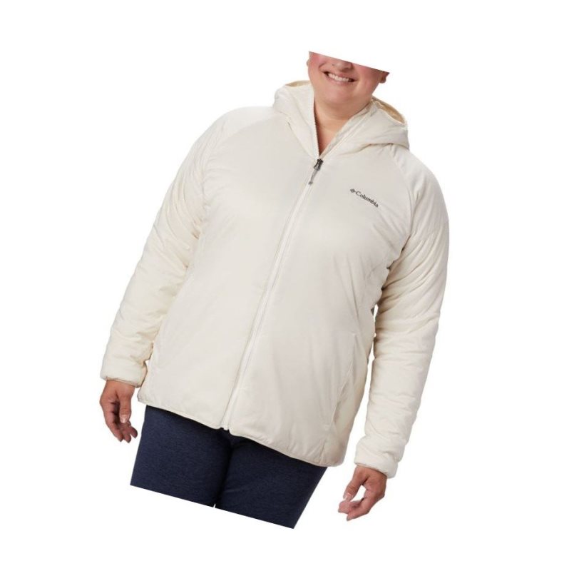 Kurtki Columbia Kruser Ridge II Plush Softshell Plus Size Damskie Kremowe | 95LHFMGEN