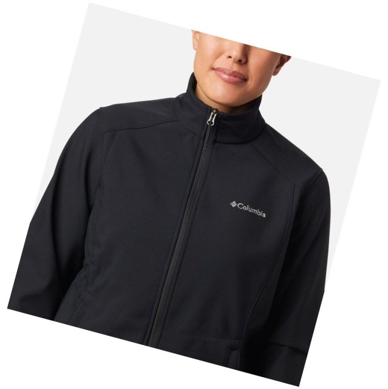 Kurtki Columbia Kruser Ridge II Softshell Damskie Czarne | 43XJQSMYN