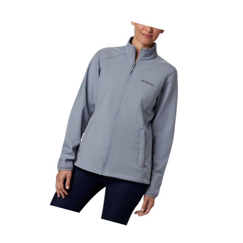 Kurtki Columbia Kruser Ridge II Softshell Damskie Szare | 85NWEQZPS