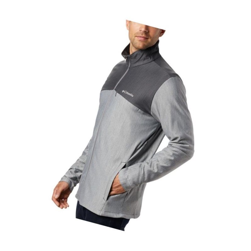 Kurtki Columbia Maxtrail Midlayer Fleece Męskie Szare | 58OCGTPLV