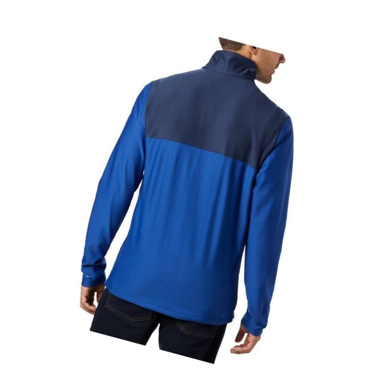 Kurtki Columbia Maxtrail Midlayer Fleece Męskie Granatowe | 98EGMYUSI