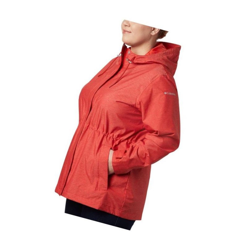 Kurtki Columbia Norwalk Mountain Plus Size Damskie Pomarańczowe | 01RAGHDBN