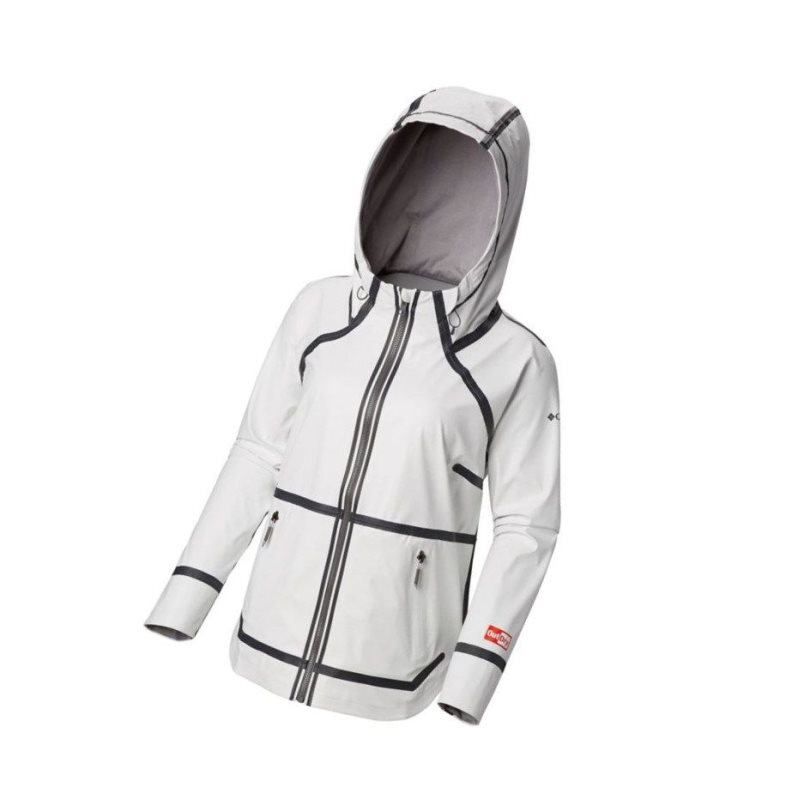 Kurtki Columbia OutDry Ex Reversible II Plus Size Damskie Białe | 04LTPWFHB