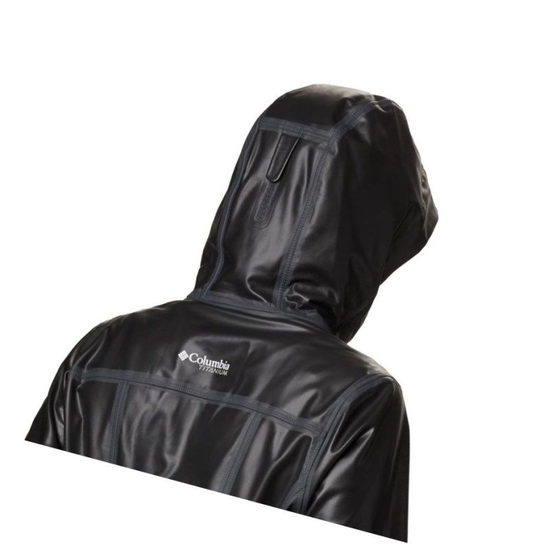 Kurtki Columbia OutDry Ex Stretch Hooded Shell Damskie Czarne | 25HCMTUKX