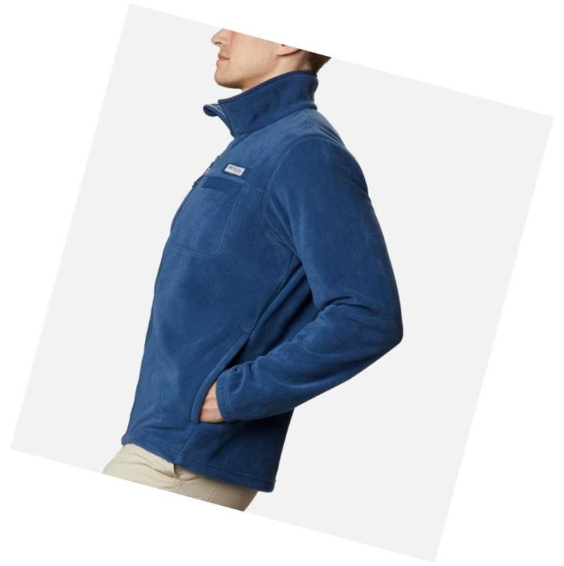 Kurtki Columbia PFG Grander Marlin MTR Fleece Męskie Ciemny Szare | 34IGZNCPW