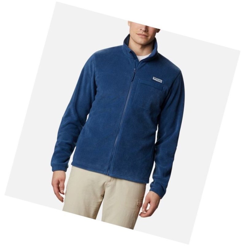 Kurtki Columbia PFG Grander Marlin MTR Fleece Męskie Ciemny Szare | 34IGZNCPW