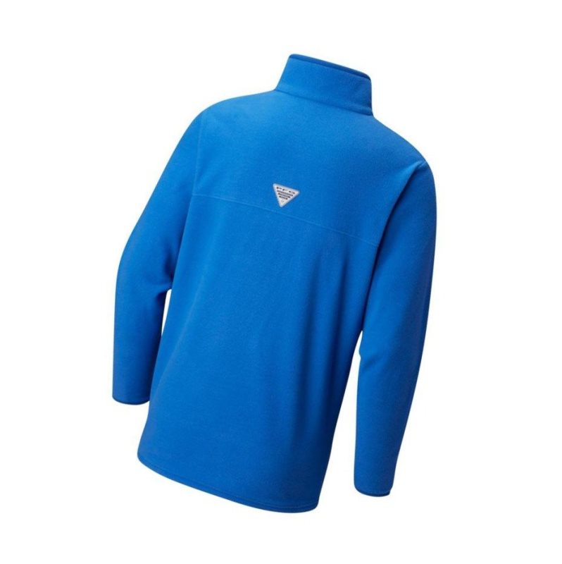 Kurtki Columbia PFG Harborside Fleece Męskie Niebieskie | 34ZARGCSN