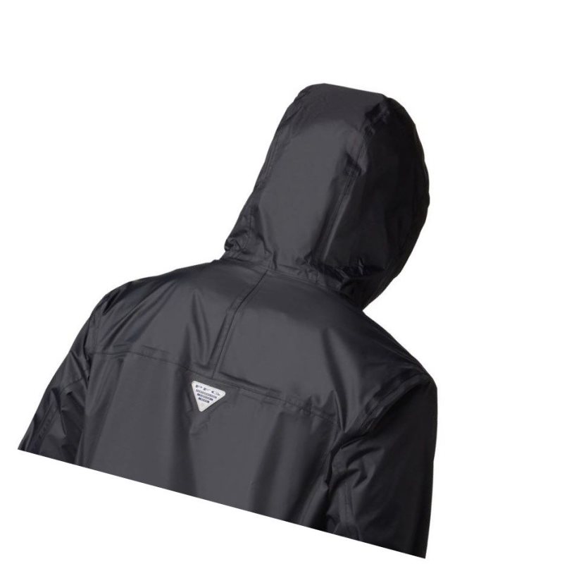 Kurtki Columbia PFG Storm Tall Męskie Czarne Szare | 86AIRSCBG