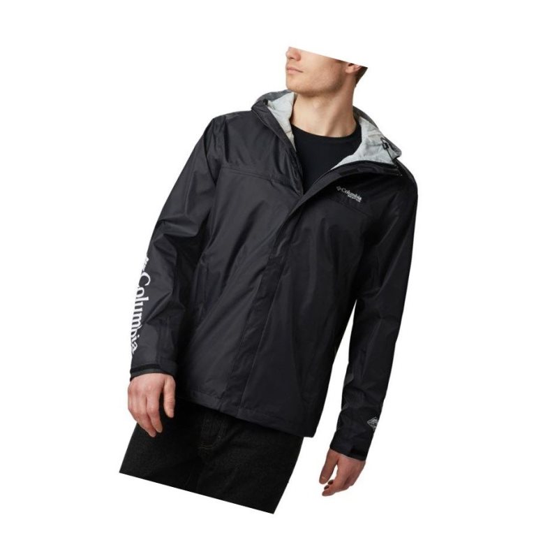 Kurtki Columbia PFG Storm Tall Męskie Czarne Szare | 86AIRSCBG