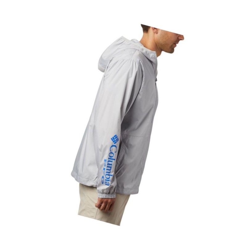 Kurtki Columbia PFG Three Streams Windbreaker Męskie Szare | 20RSAIOLC