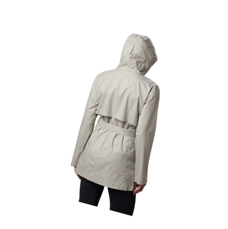 Kurtki Columbia Pardon My Trench Rain Damskie Szare | 53PKUAZMT