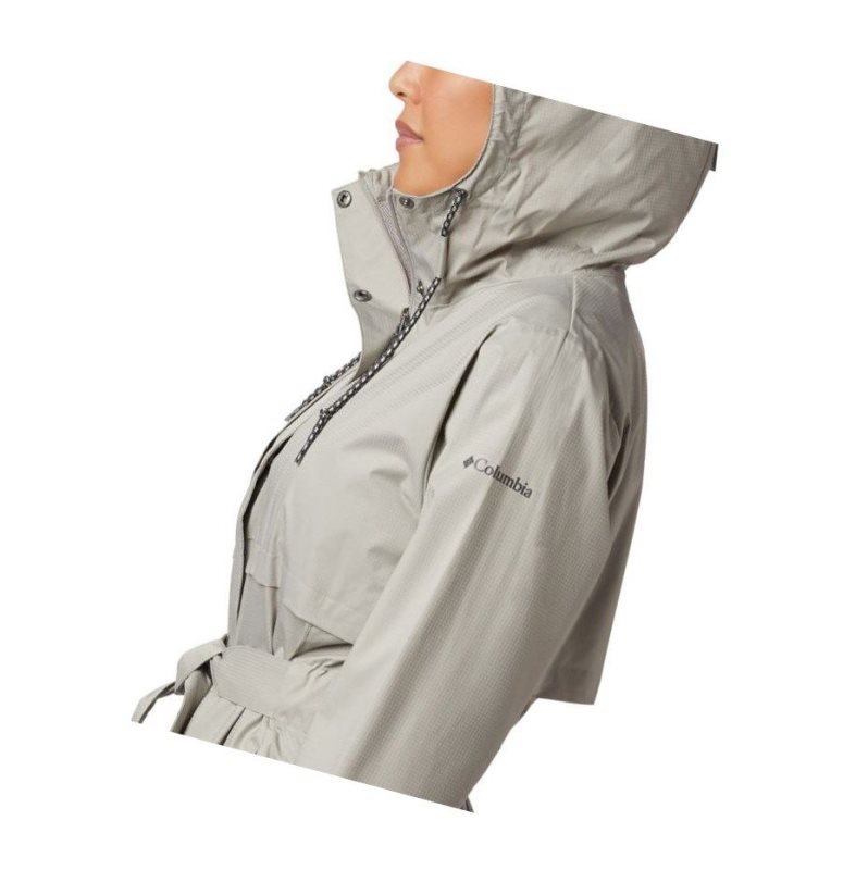 Kurtki Columbia Pardon My Trench Rain Damskie Szare | 53PKUAZMT