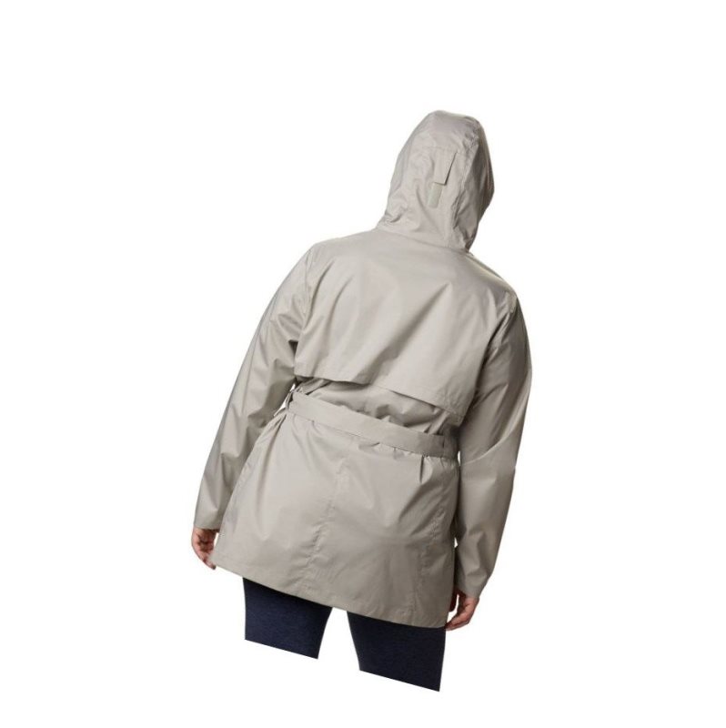 Kurtki Columbia Pardon My Trench Rain Plus Size Damskie Szare | 14QIGXKJV