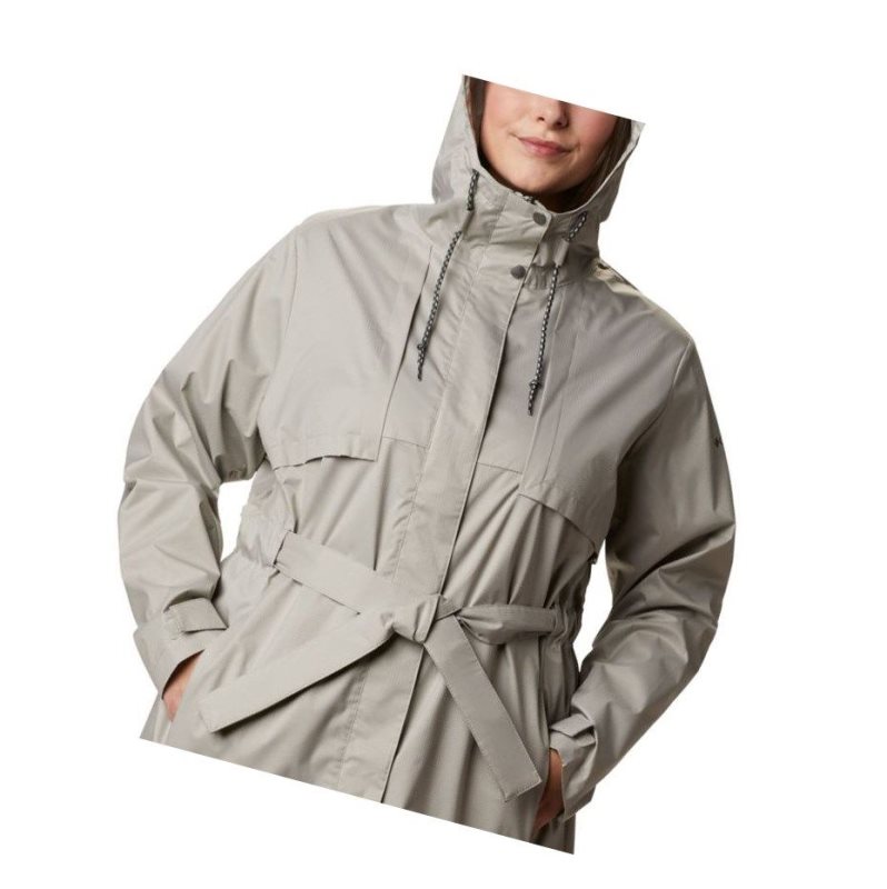 Kurtki Columbia Pardon My Trench Rain Plus Size Damskie Szare | 14QIGXKJV