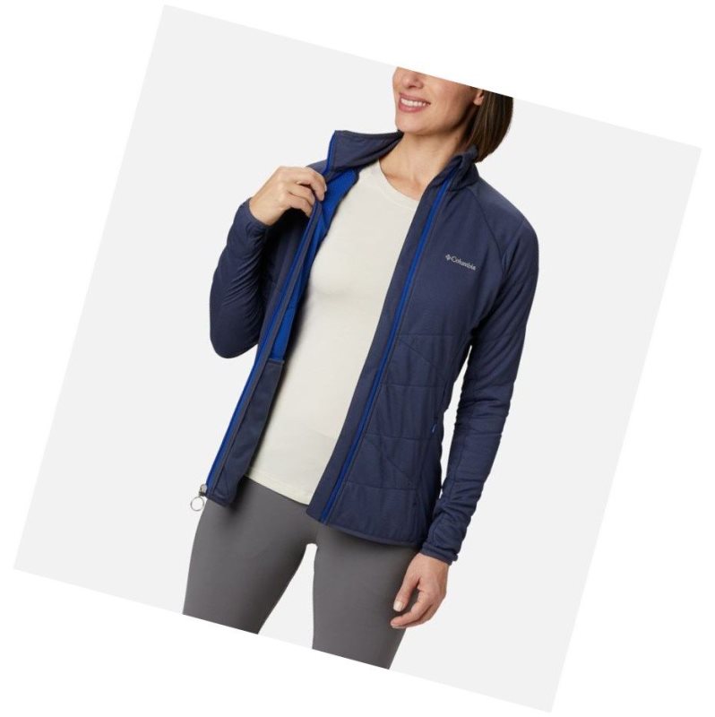 Kurtki Columbia Parkdale Point Insulated Full Zip Damskie Granatowe | 80TBSFRDC