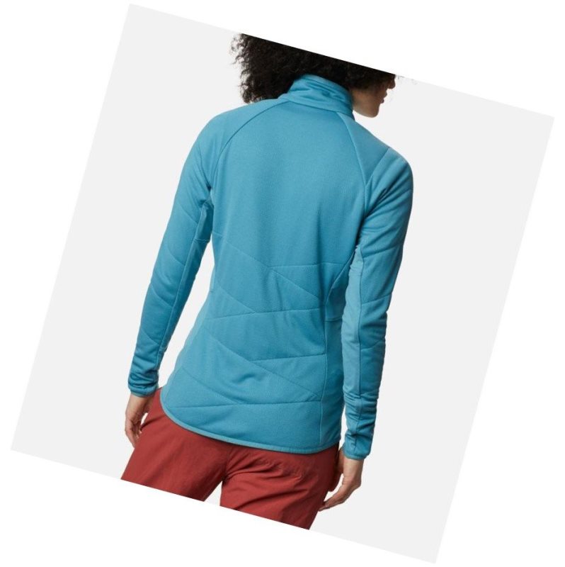 Kurtki Columbia Parkdale Point Insulated Full Zip Damskie Niebieskie | 41SGWBYDO